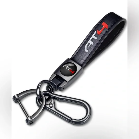 NWT GMC AT4 logo car Key Chain & key fob holder - Picture 1 of 5